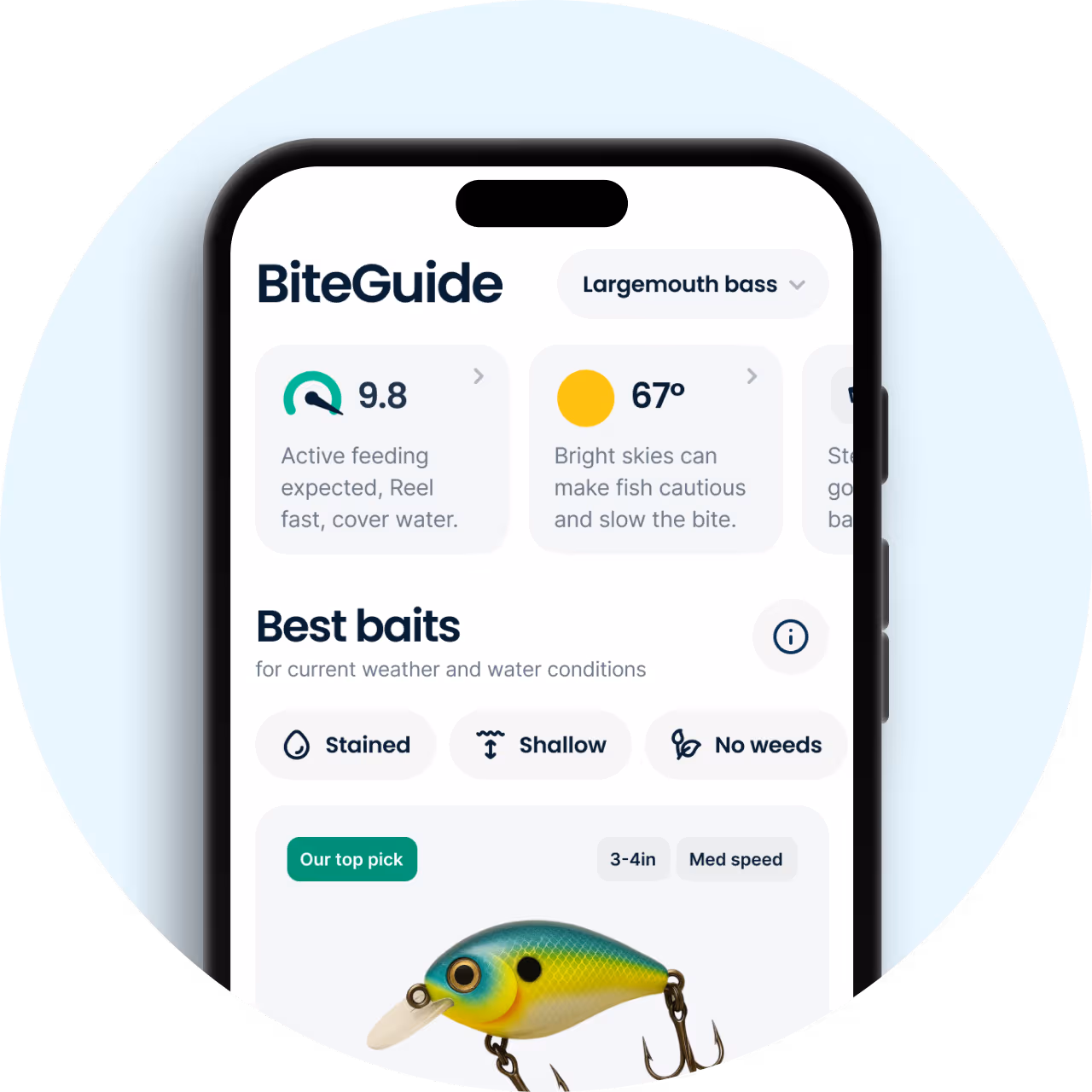 BiteGuide in the Fishbrain app