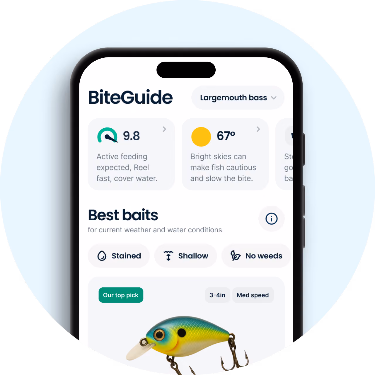 BiteGuide in the Fishbrain app